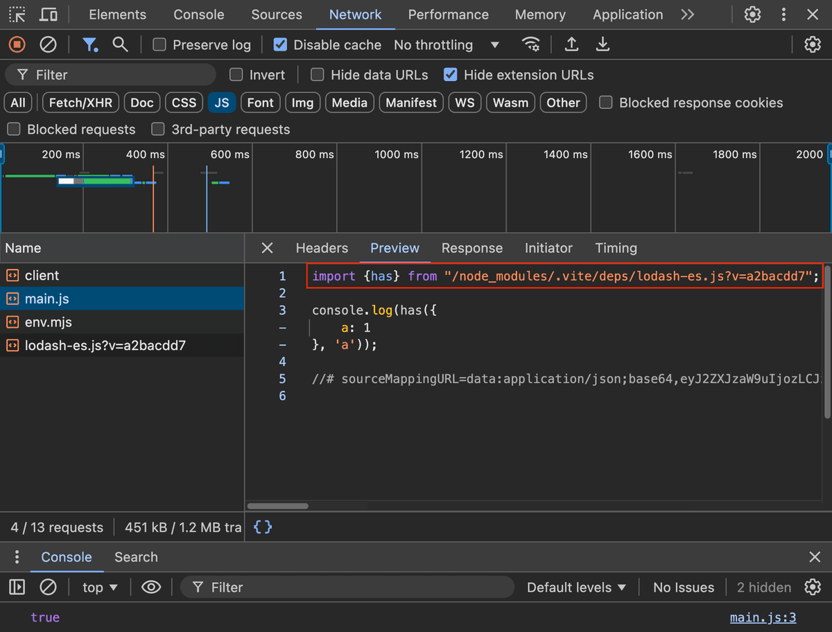 solve request waterfall issue